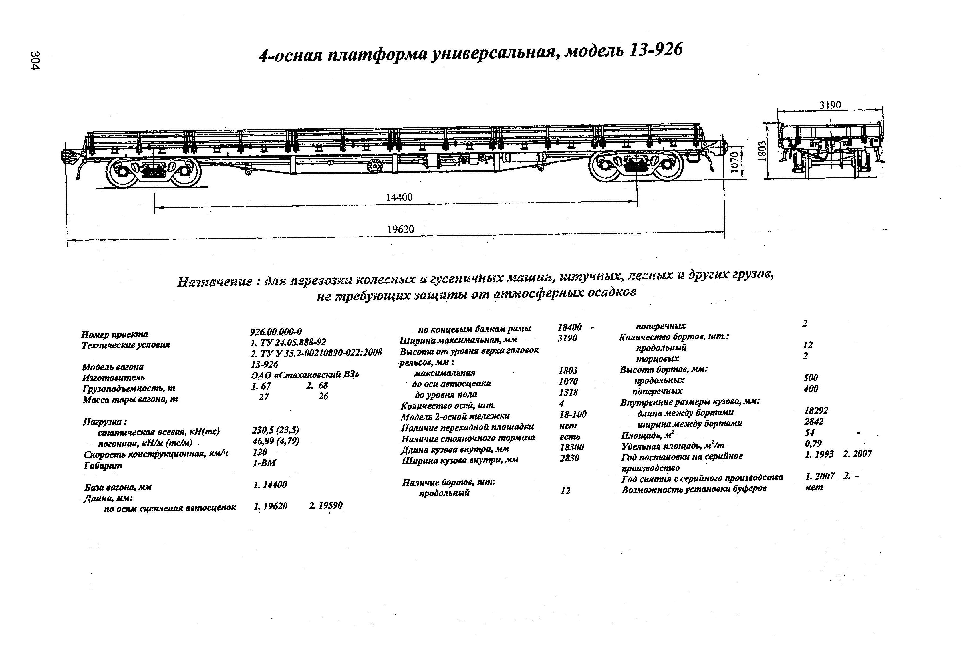 Платформа 13 491 чертеж