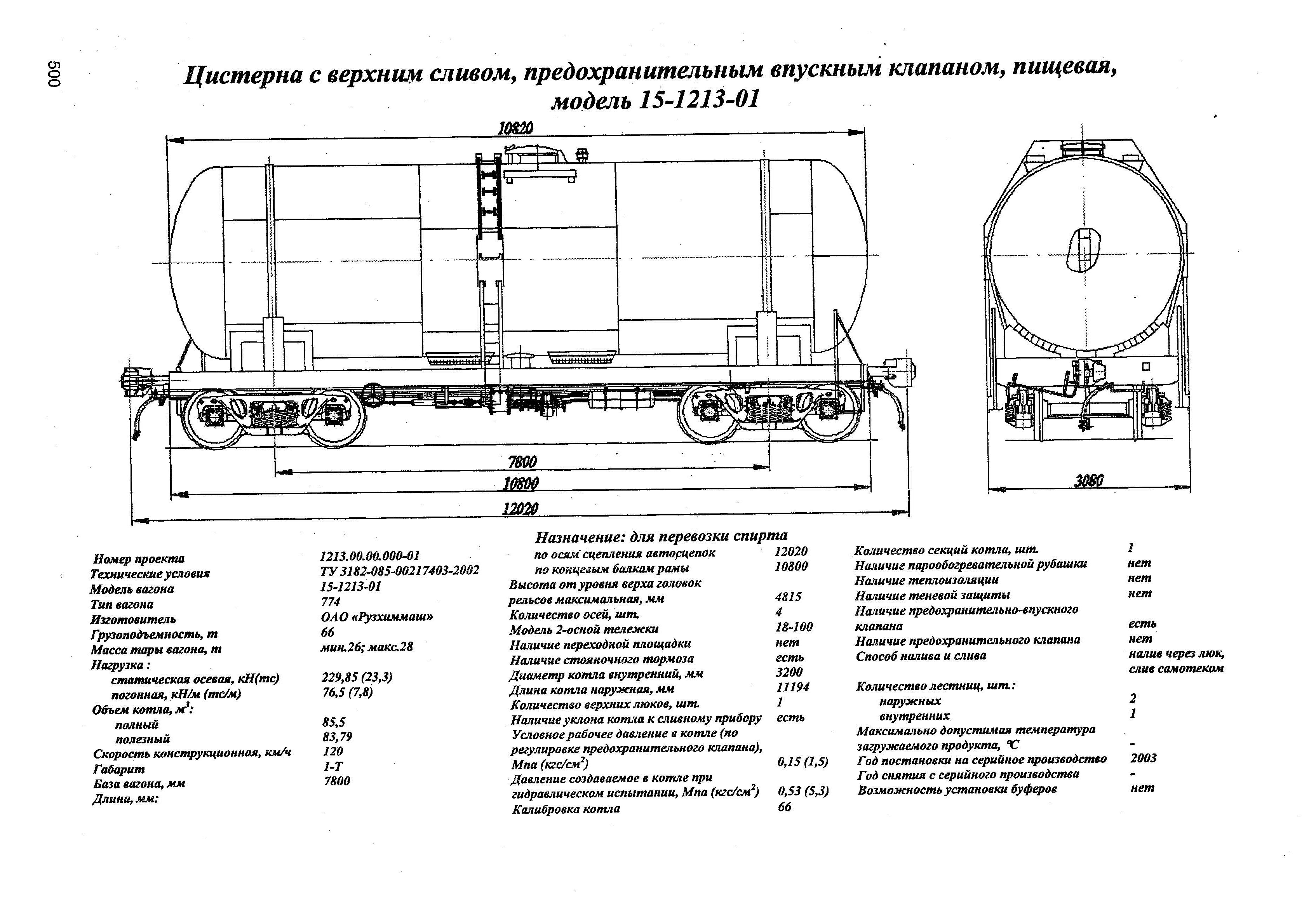 Модель цистерны 15-150-04п паспорт